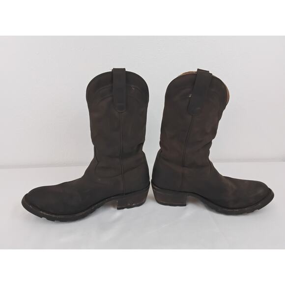 Tecovas Ranch Wear Cowboy Boots Men\'s 13 EE Dark Brown \
